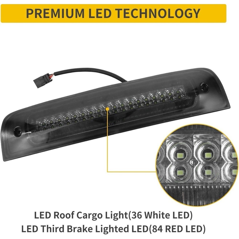 LED 3rd Brake Light Cargo Lamp for Ram 1500-5500 2010-2018 Replace 55372082AF - Picture 4 of 6